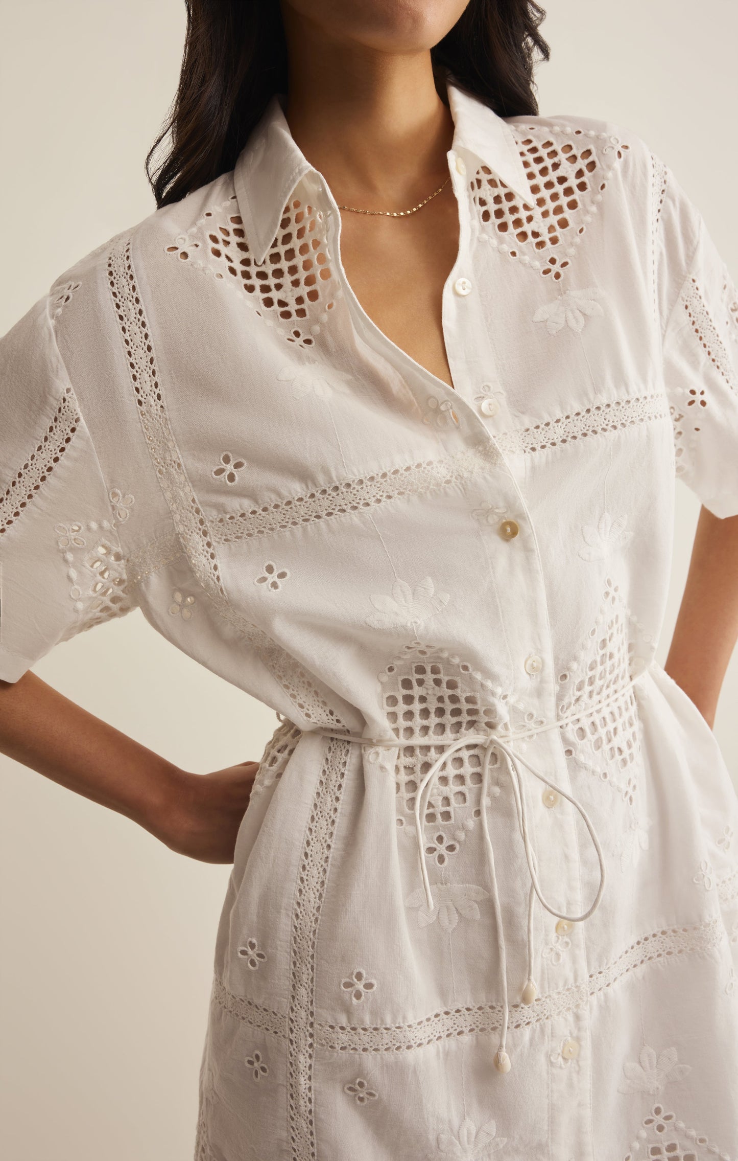 Annabelle Eyelet Dress