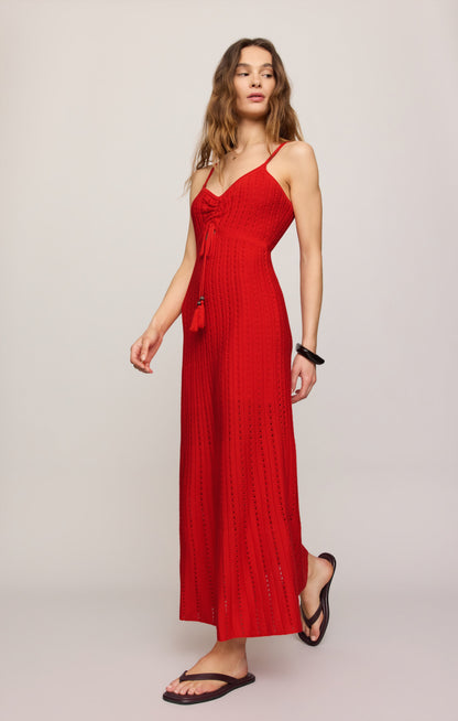 Sunda Crochet Maxi Dress