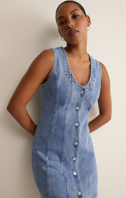 Jolie Denim Mini Dress