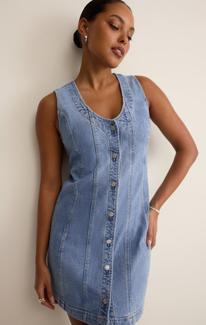 Jolie Denim Mini Dress